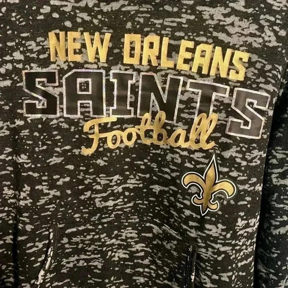 NWOT NFL New Orleans Saints Pullover Hoodie - Picture 3 of 6